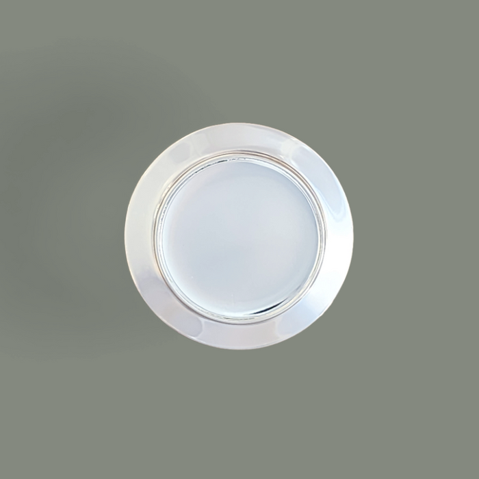 Upscale & Elegant Silver Circular Inset Pendant Setting 28mm Glue Pad
