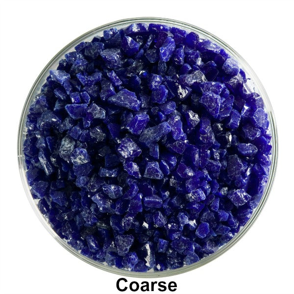 Bullseye Deep Cobalt Opalescent Frit