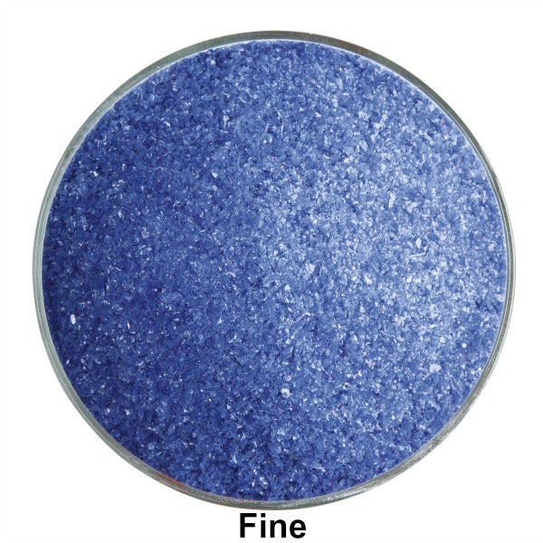 Bullseye Indigo Blue Opalescent Frit
