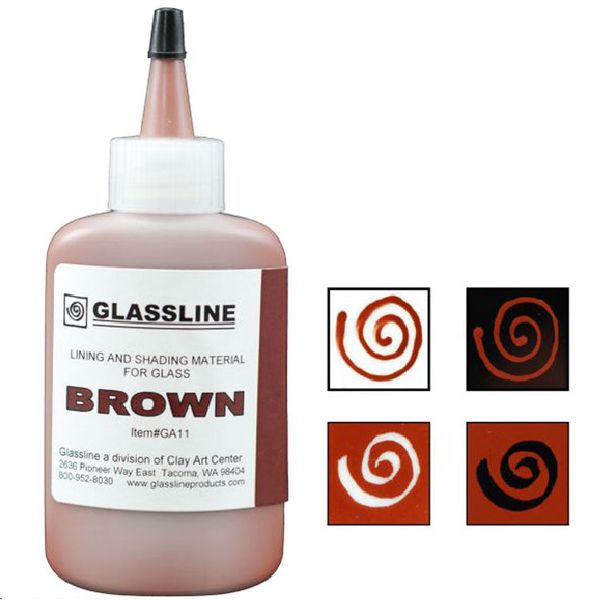 Brown Glassline Paint Pen