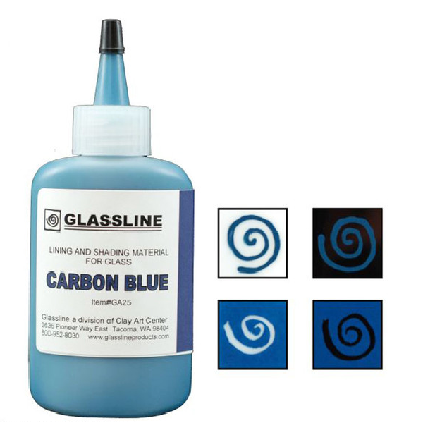 Carbon Blue Glassline Paint Pen