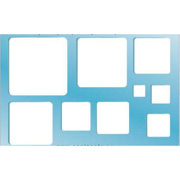Squares Jewelry Shape Template