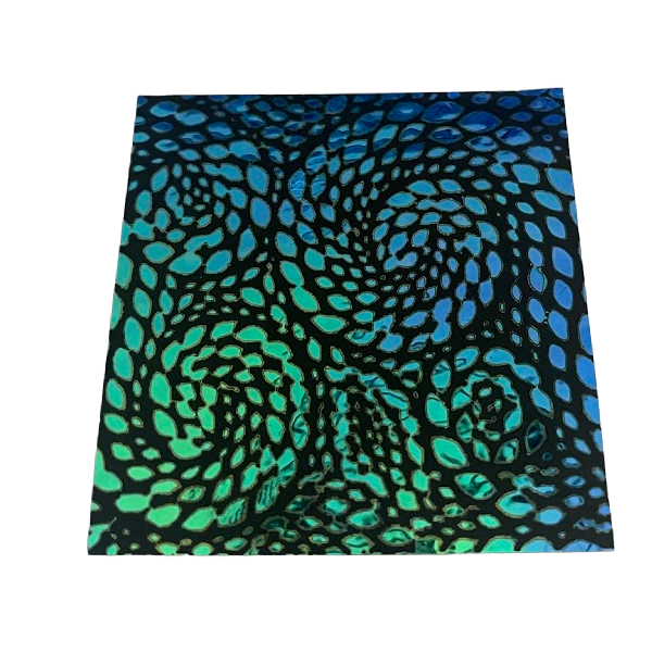 Mosaic Waves Pack Simple-Etch Screens for Dichroic Glass Etching