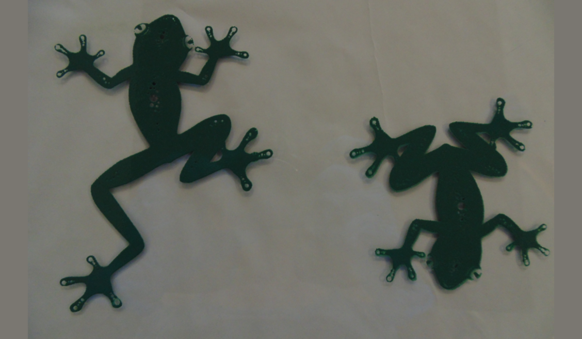 Simple Screen™  Pre-burned Tree Frog Design for Screen Printing & Powder Printing
