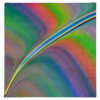 Comet Trail 4" x 4" Dichroic Glass on Clear (2mm)
