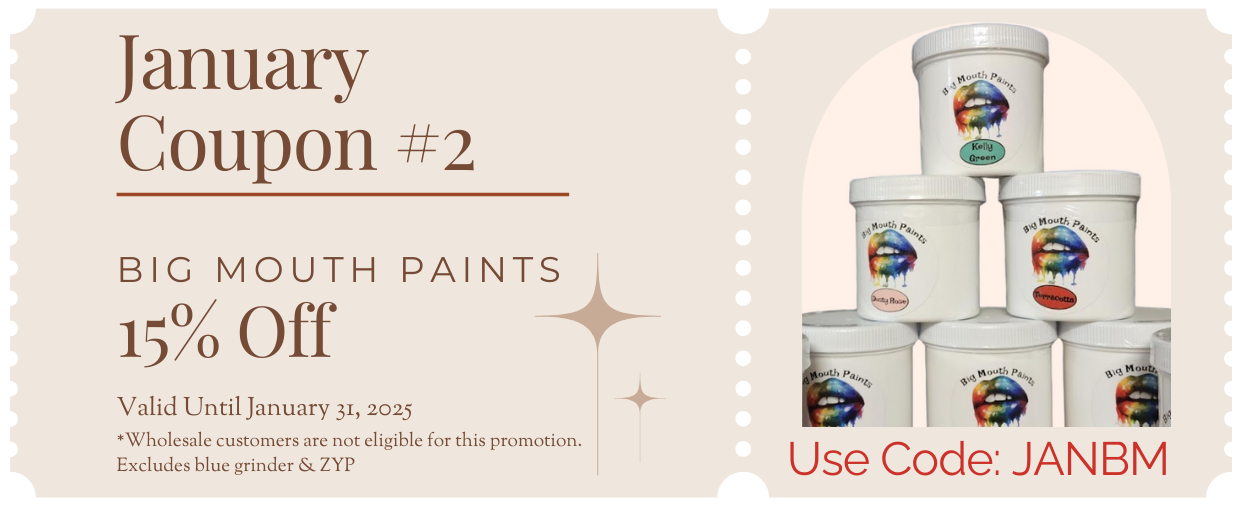 15% Off Big Mouth Paints