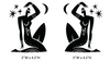 The Sisterhood Collection "River" Silkscreen Reusable Adhesive Stencil