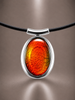 Oval Top Tubed Pendant Silver Setting