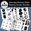 Ultimate Abstract Mark Making Screen Bundle