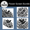 NEW 🔥 Bundle Bird Simple Screens™ Ready to Use Stencil
