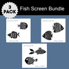 NEW 🔥Bundle Fish Simple Screens™ Ready to Use Stencil