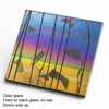 Dazzle Dichroic - Unbelievable Sunset Blend Pink and Green Spring Collage
