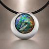 Brushed Silver Plated Round Blank Pendant Base, 25mm Blank Bezel Pendant Tray for Cabochon Setting, Fused Glass, Jewelry Making DIY Finding