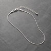 16 in. - 18" Sterling Silver Plated Snake Chain w- Extender