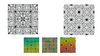 Ornate Design Two Pack Reusable Silk Screen Stencils for Dichroic Glass Etching