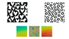 Be Mine Hearts Two Pack Reusable Silk Screen Stencils for Dichroic Glass Etching