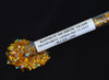Dichroic Coated Transparent Frit Flakes Amber