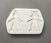 Gingerbread Glass Fusing Holiday Ornament Mold