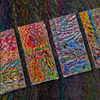 Sunset Herringbone Texture on Clear Glass • 3mm • 90 COE CBS/Bullseye