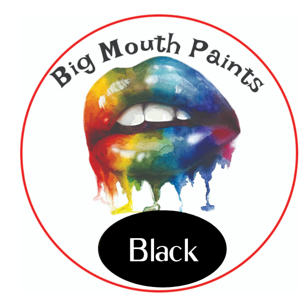 AAE Big Mouth Paints Black Wide Mouth Jars