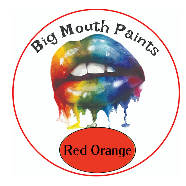 AAE Big Mouth Paints Red Orange Wide Mouth Jars