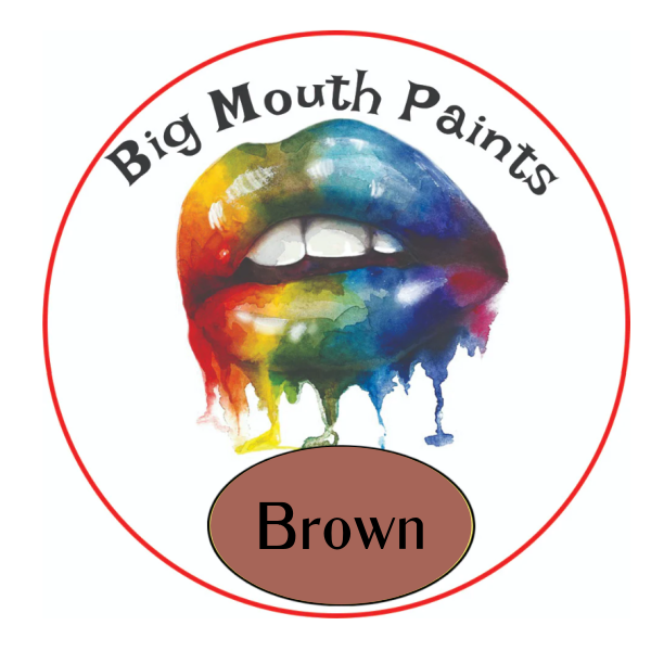 AAE Big Mouth Paints Brown  Wide Mouth Jars