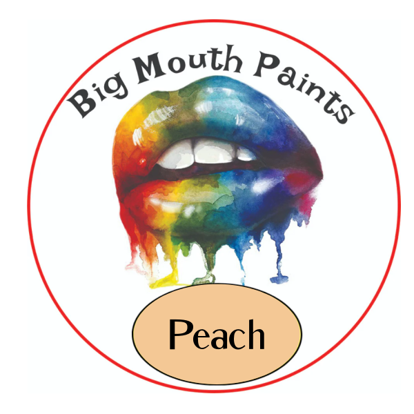 AAE Big Mouth Paints Peach Wide Mouth Jars