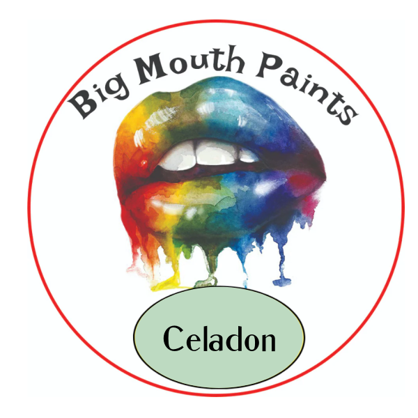 AAE Big Mouth Paints Celadon Wide Mouth Jars