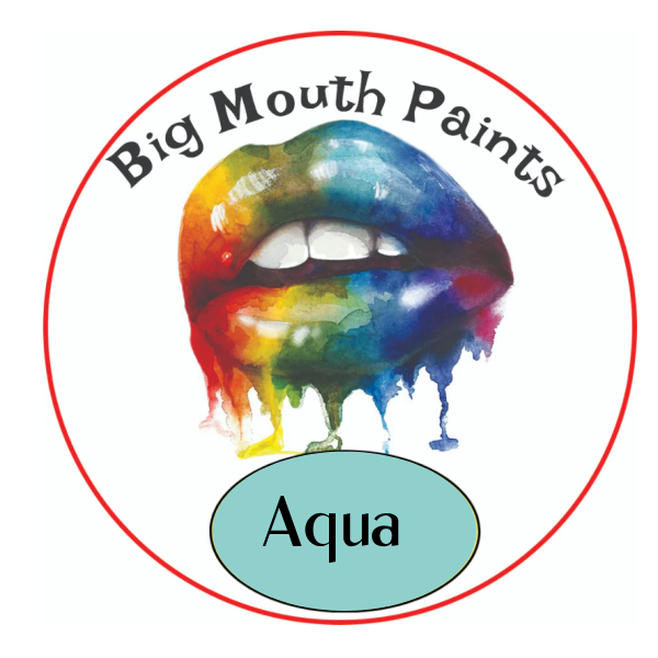 AAE Big Mouth Paints Aqua Wide Mouth Jars
