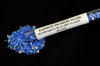 Dichroic Coated Transparent Blue Frit Flakes - 90 COE - 1oz. Tube
