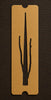 New! Single Stencil of Tree #3 (Small or Large) Acrylic 1/8" Thick Specialty Powder + Frit Glass Stencil