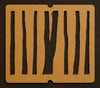 New! 8” Big Tree Group (7) Acrylic 1/8" Thick Specialty Powder + Frit Glass Stencil