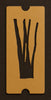 New! Fork Tree (Small or Large) Acrylic 1/8" Thick Specialty Powder + Frit Glass Stencil