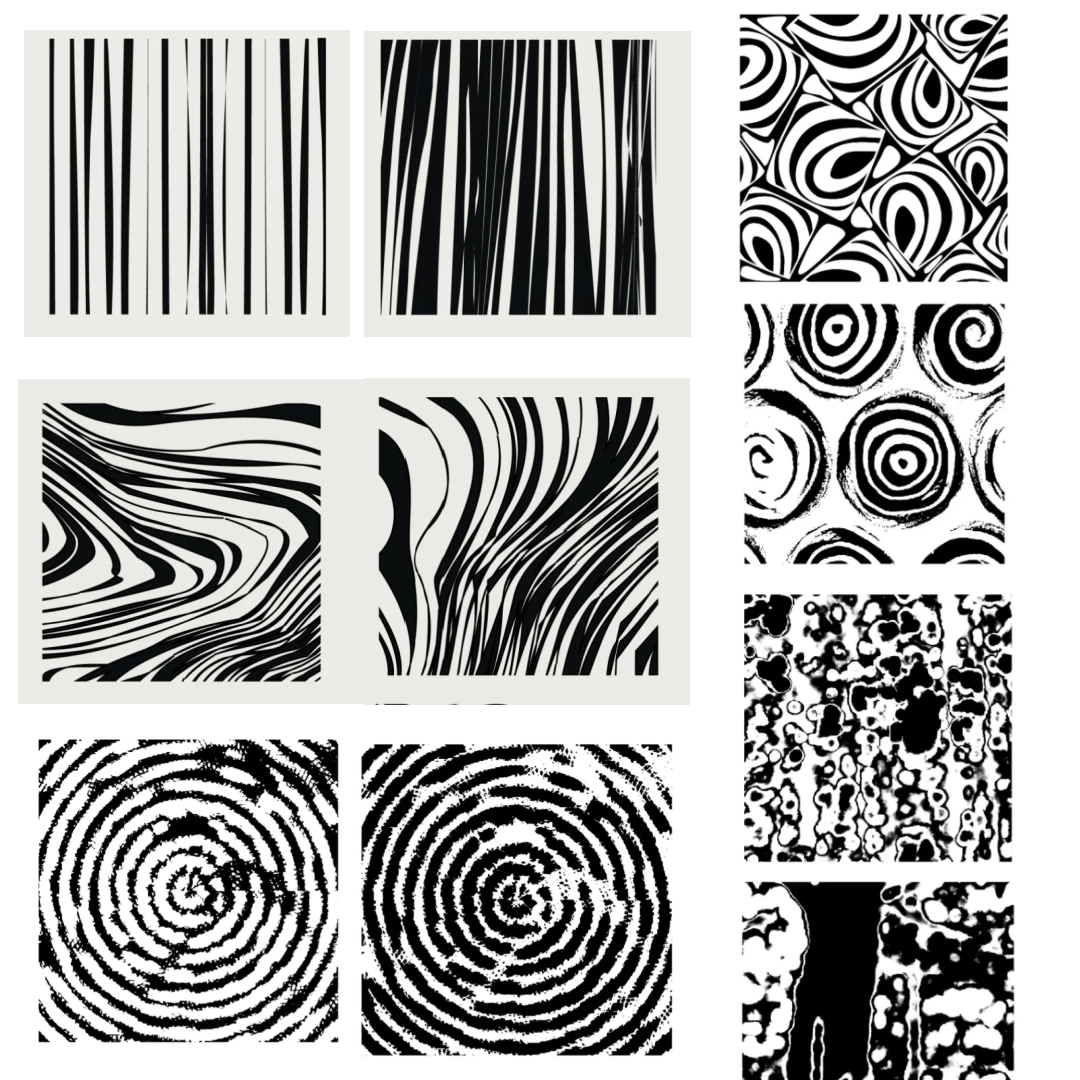 Basic Display Pattern NEW! Simple Screen Bitty Pattern Set (Saturday Video Supply) โ aaeglass.com