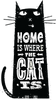 NEW! Home is Where the Cat Is Simple Screen™ Reusable Stencil Silkscreen