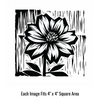 Simple Screens 2.0 - Flower 1 Simple Screen™ Ready to Use Stencil