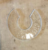 Large Statement DIY Glass Pendant Base [Black or Clear] 90 COE Fusible Precut Bullseye Glass Shapes