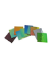 Black Radiant Rainbow Dichroic Glass 10 Pack! • 2mm Thin 90 COE • Black Glass