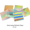 New! 3.2mm Lens Dichroic Glass -  Clear Backed Variety Pack • 90 COE
