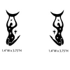 The Sisterhood Collection "Aurora"  Silkscreen Reusable Adhesive Stencil