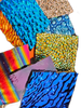 Wissmach Dichroic Variety Scrap Pack - BLACK 1/2 Pound - 90 COE