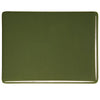 Bullseye Moss Green Opalescent Double Rolled 3 mm Glass