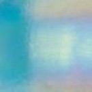 Bullseye Light Turquoise Blue Transparent Double Rolled Iridescent Rainbow