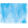 Bullseye Clear Turquoise Blue White Double Rolled 3 mm Glass 10X10 ONLY