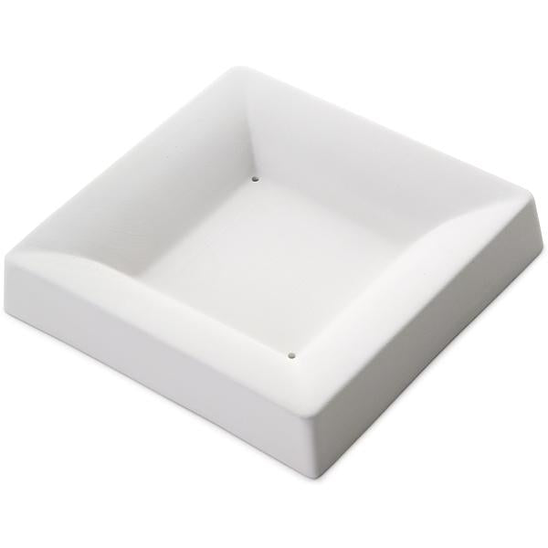 Square Plate, Simple Curve, 5.5 in (140 mm), Slumping Mold