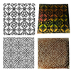 Reusable Art Deco 2-Pack Simple-Etch Screens for Dichroic Glass Etching