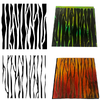 Reusable Running Paint 2-Pack Simple-Etch Screens for Dichroic Glass Etching