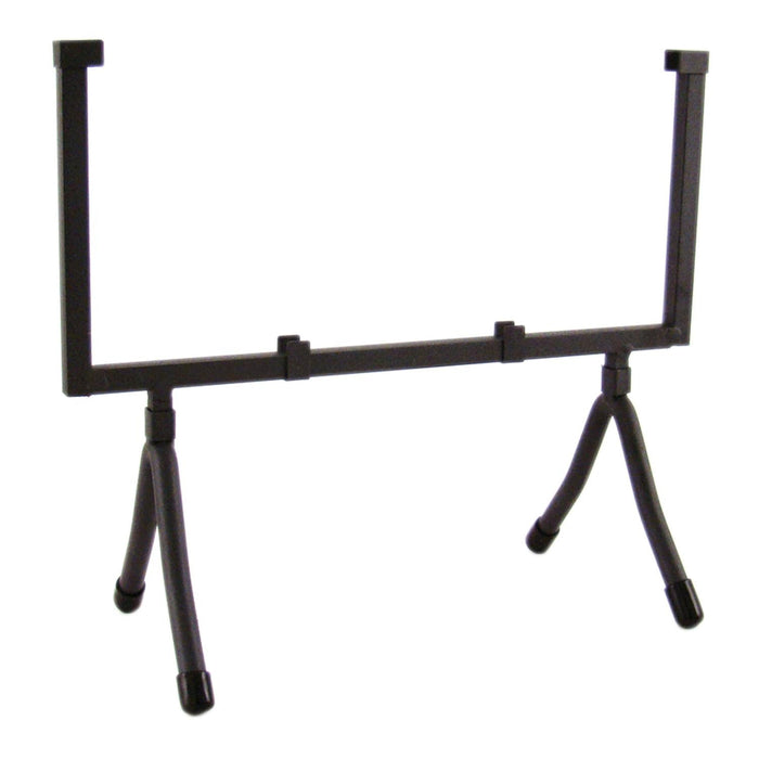 10" Square or Rectangle Black Metal Iron Glass Display Stand