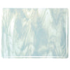 Bullseye Aqua Blue Tint-White Double Rolled 3 mm Glass - 10x10 ONLY