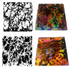 Reusable Fog 2-Pack Simple-Etch Screens for Dichroic Glass Etching